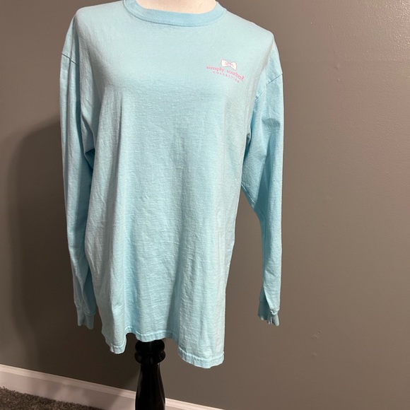Simply southern size L long sleeve T-shirt, with scream,print on back and arm - Picture 2 of 13